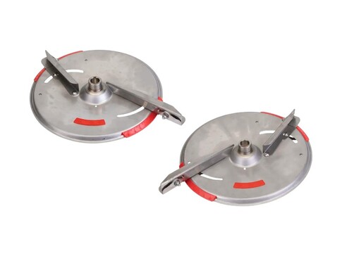 Диски розкидача (лівий +правий)  міндобрив в зборі з лопатками  ОМ 10-16, 927776