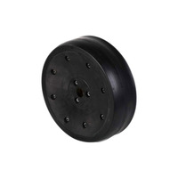 Колесо взборі без отворів, метал + пластик 4,5"х16" AC805801