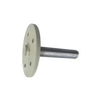 Ступиця опорного колеса  без виборки на кінці, взборі з підшипником AC820075