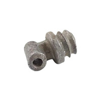 Вкрутик пружины большой с отверстием, (гужон) нижний D=10 мм P11397