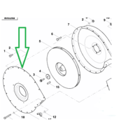 Кришка корпусу турбіни Optima Kverneld AC820131 (АС820131)
