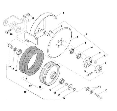 Вісь колеса AC819265 АС819265