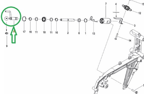 Ручка глубины A139443161 (А139443161)