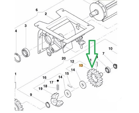 Шестерня Accord AC489824 (АС489824)