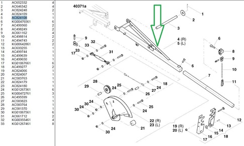 Штанга Маркера Accord AC824108 (АС824108)