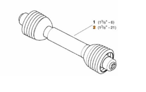 Вал карданний Optima AC494931 (АС494931)